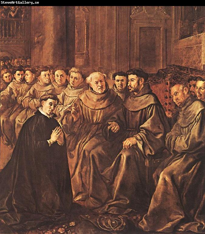 HERRERA, Francisco de, the Elder St Bonaventure Joins the Franciscan Order g